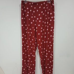 NWT Kate Spade Pajamas (Bottoms ONLY) Size Medium Red Polka Dot Very Cute